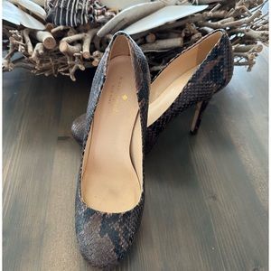 Kate Spade Snakeskin heels stunning!
